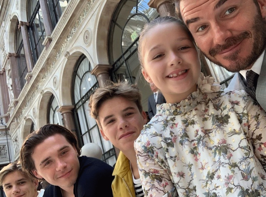 David Beckham, Victoria Beckham, Kids, Fashion Week